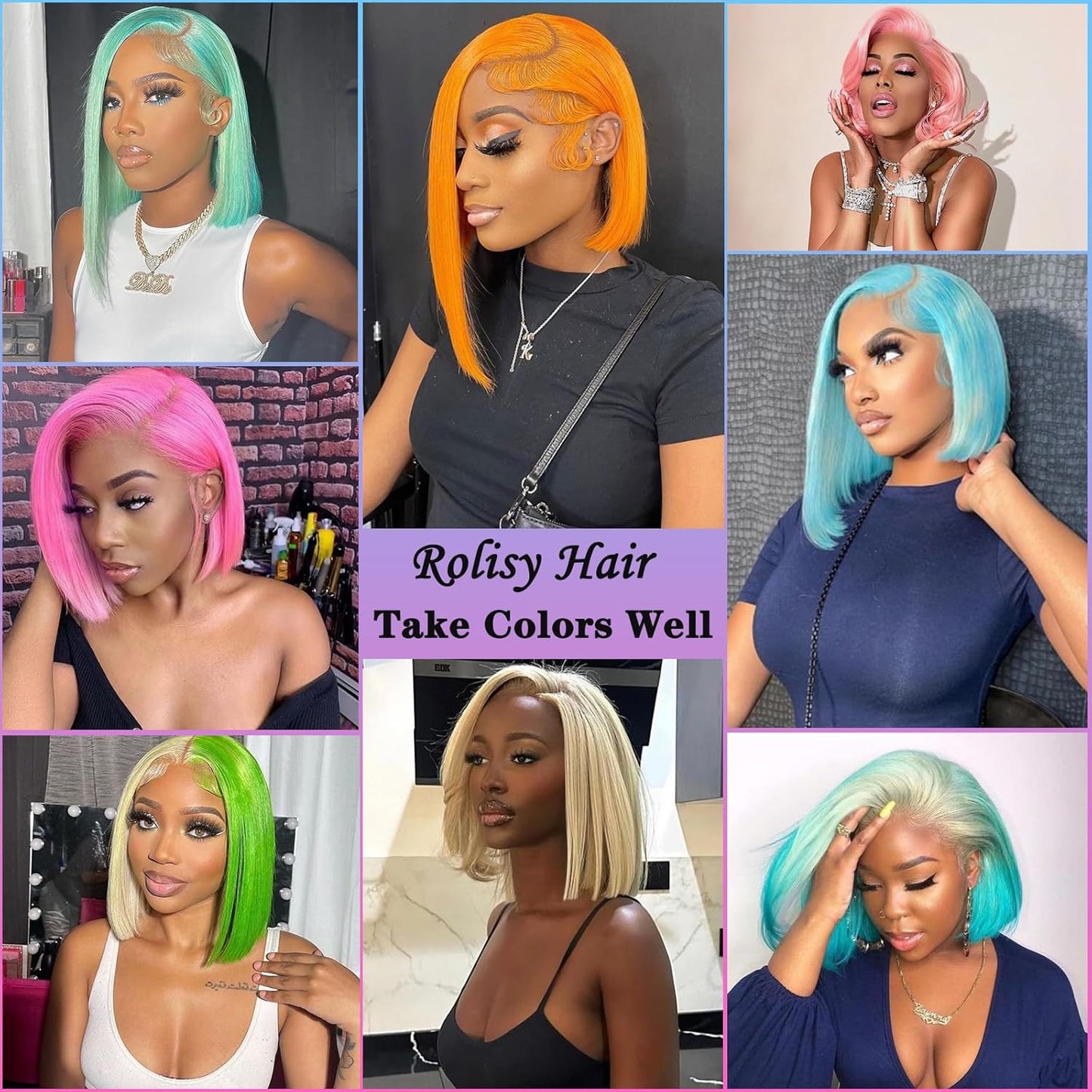 613 Blonde Wig Human Hair 13×4 HD Transparent 613 Lace Front Wig Human Hair Pre Plucked with Baby Hair 180% Density Wigs for Women Blonde Bob Wig 8 Inch Straight Bob Wig