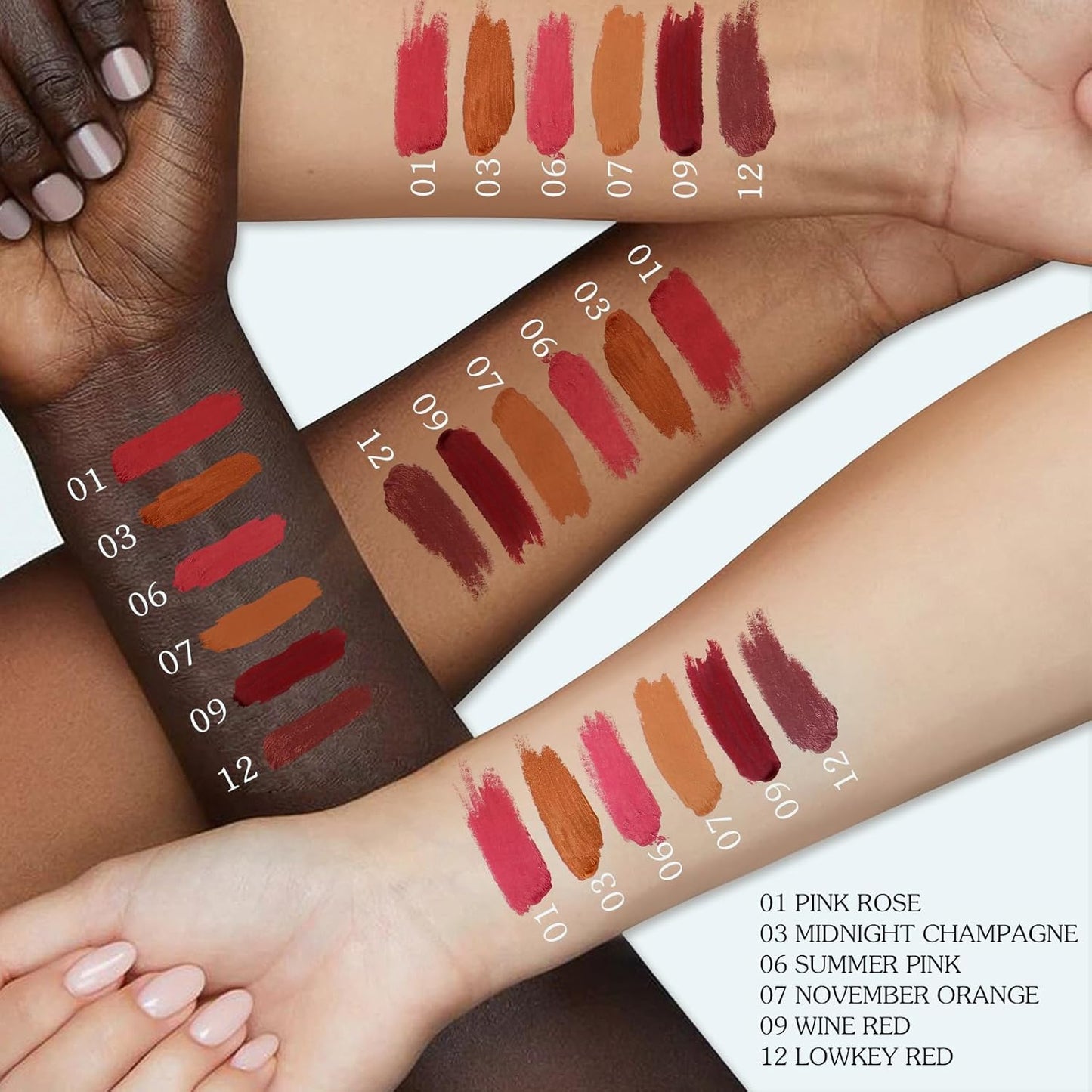 Glitter Lip Gloss - Shimmer Lip Gloss Matte, Long Lasting Lip Gloss, Diamond Liquid Lip Gloss for Women(5Ml, 01 Pink Rose)