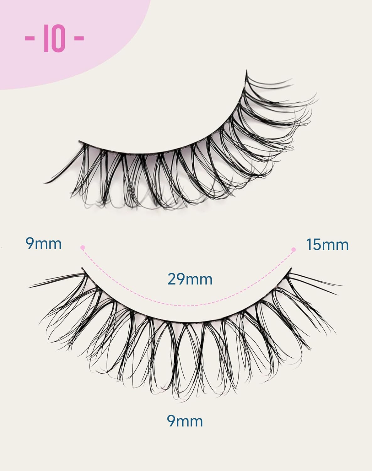 Lashes Eyelashes Natural Look,  #Io