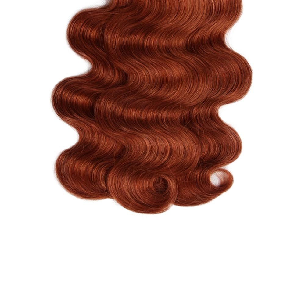 32 32 32 Inch Color #33 Bundles Reddish Brown Body Wave Human Hair Bundles Brazilian Brown Body Wave Bundles Human Hair Unprocessed Virgin Hair 3 Bundles Copper Red Bundles