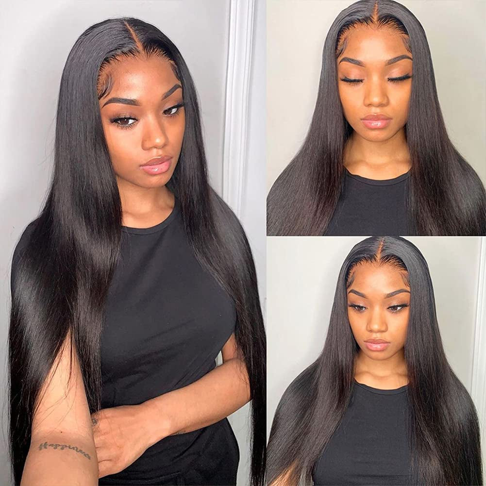 12A Grade Brazilian Virgin Straight Hair 3 Bundles (18 20 22 Inches) Straight Human Hair Bundles 100% Unprocessed Virgin Remy Human Hair Bundles Natural Color