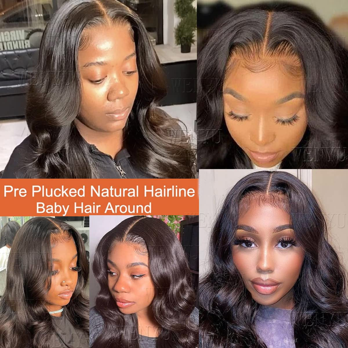 Lace Front Wigs Human Hair Body Wave 4X4 Lace Closure Wigs Human Hair Wigs for Black Women Human Hair Pre Plucked with Baby Hair Brazilian Body Wave 4X4 Lace Front Wigs Human Hair