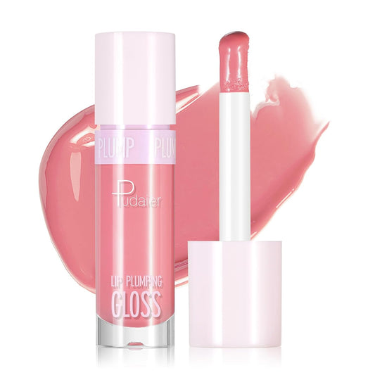 Plumping Lip Gloss, Hydrating Lip Gloss for Women, Tinted Lip Gloss, Moisturizing, Fuller Looking Lips, Vegan & Cruelty-Free