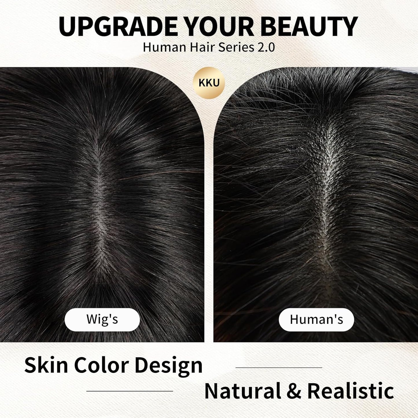 16 Inch Human Hair Wigs for Women,Layered Straight Hair Wig with Bangs,Wear Natural Realism,Real Hair Wigs