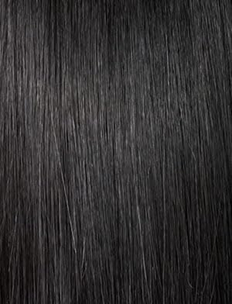 Empire Human Hair Wig - Salt and Pepper Kori Contouring Mesh Cap Heat Safe (1 JETBLACK)