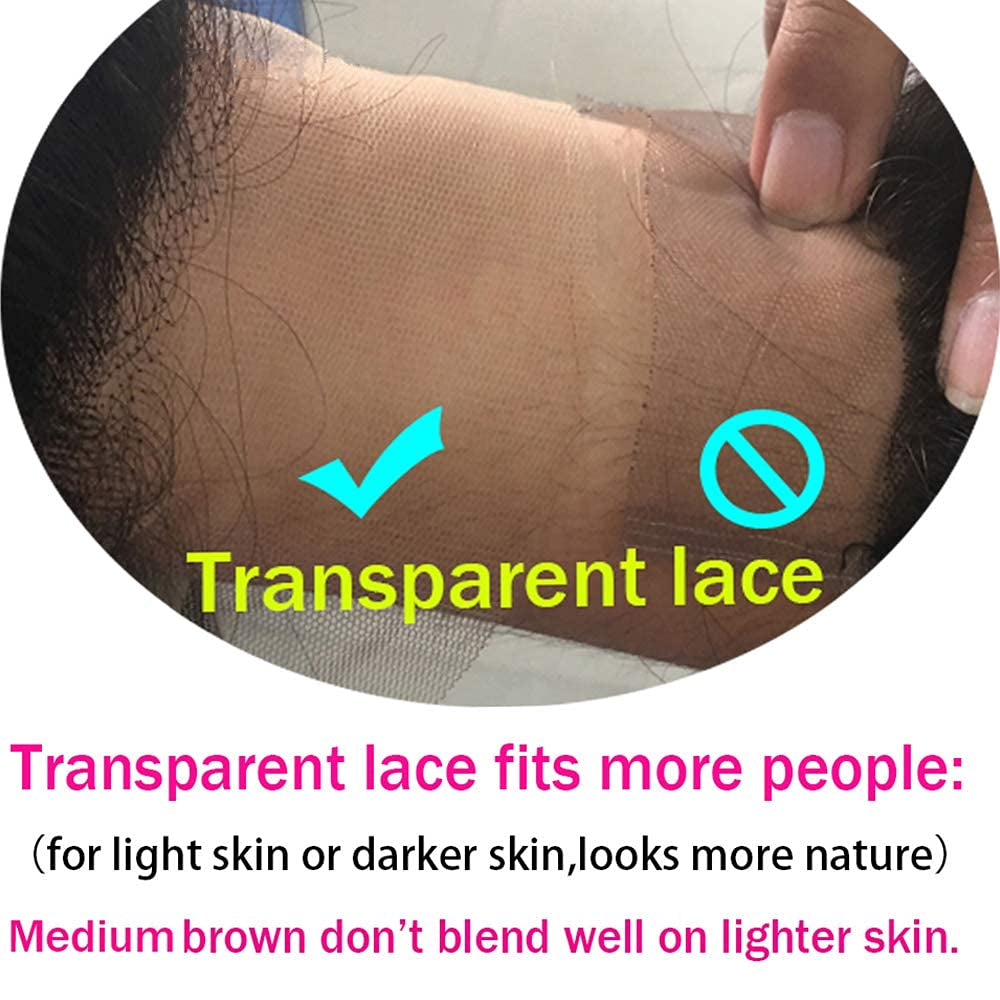 Omber Brown 27 Deep Wave Lace Front Wigs Human Hair Colored 13X4 HD Lace Light Brown Curly Wig Human Hair Pre Plucked with Baby Hair 200% Density