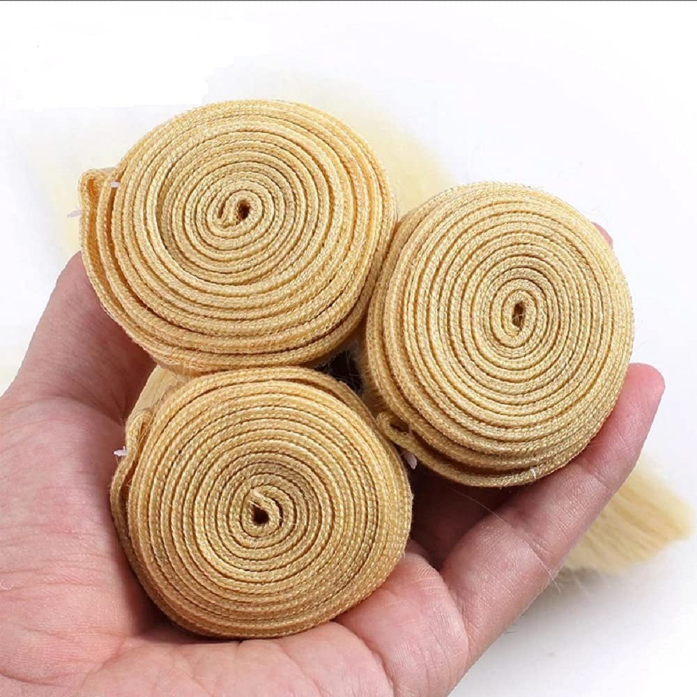 Blonde Bundles 613 Body Wave Bundles Human Hair Brazilian Unprocessed Body Wave 613 Human Hair Bundles 1 Bundle 18 Inch Remy Hair Extension 613 Bundles Hair Weave