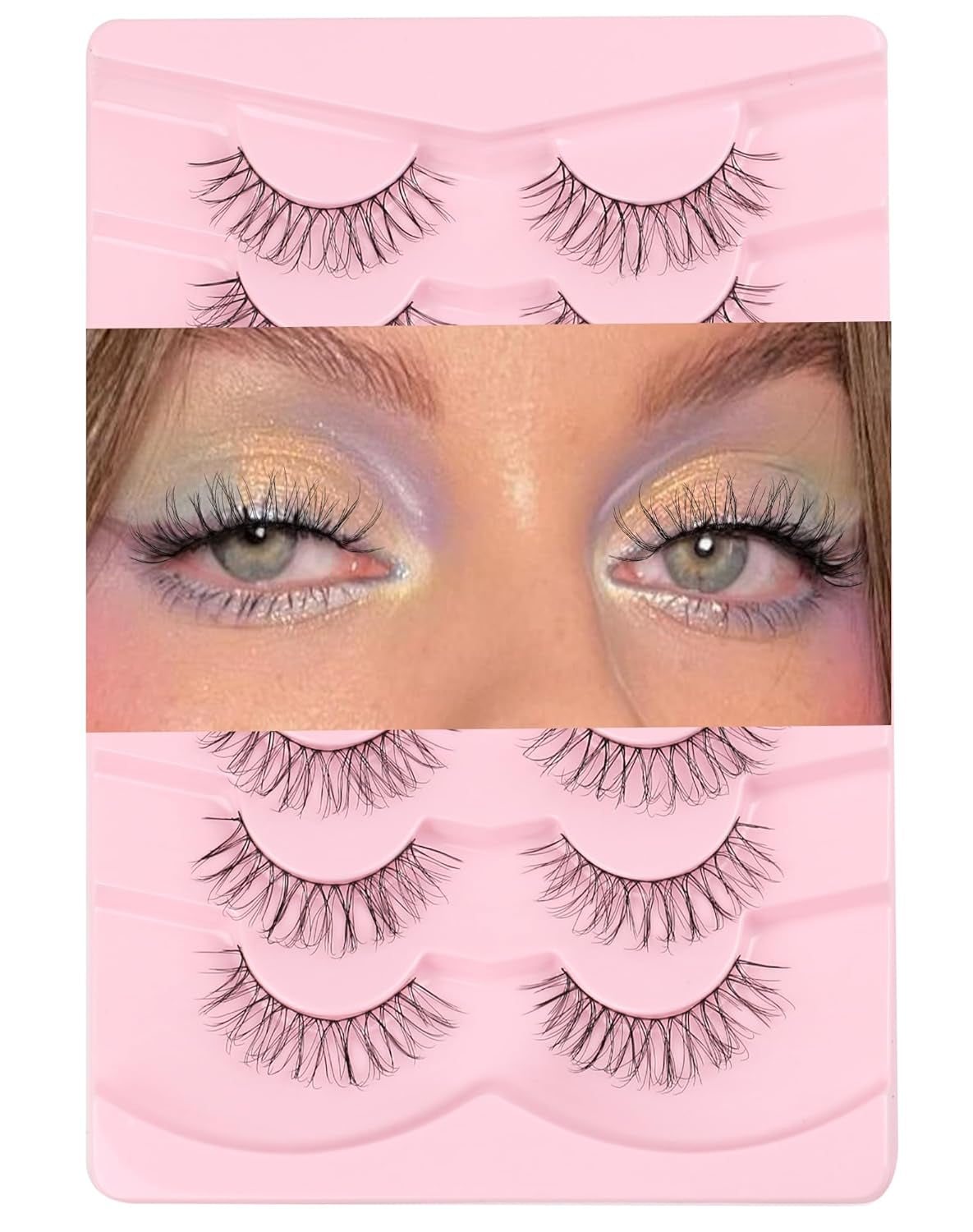 Lashes Eyelashes Natural Look,  #Io